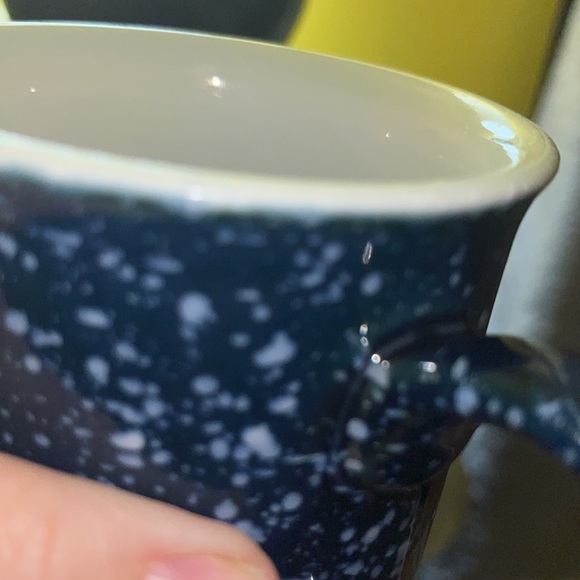 Speckled Otagiri Goose mug Japan Blue and white - Picture 6 of 7